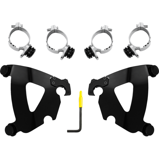 MEMPHIS SHADES METRIC 2321-0774 Mount Kit for Indian Chief Warrior, Black