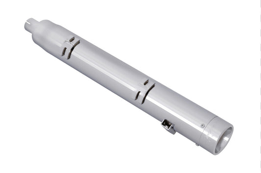 Rinehart Racing 4-inch mufflers with Indian black and chrome tips