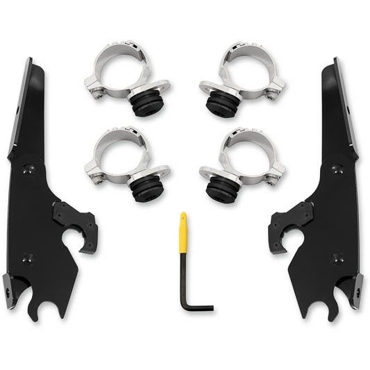 MEMPHIS SHADES METRIC 2321-0405 Mounting Kit for Indian Scout, Black