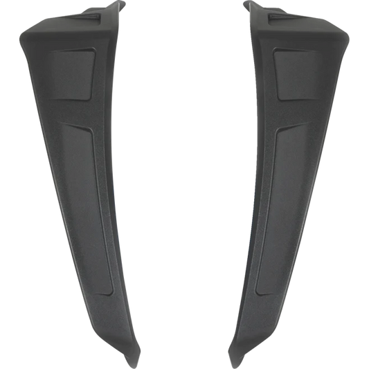 KLOCK WERKS Flare Wings for Indian motorcycle, black aerodynamic fairing extensions