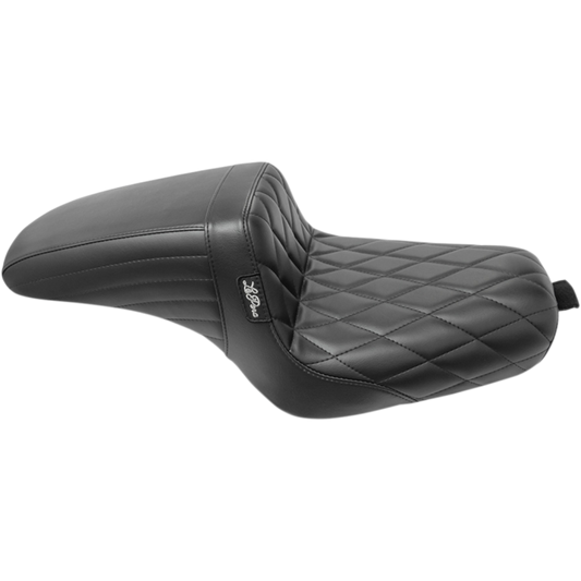 LE PERA Kickflip Seat in Black Diamond for 2010–2022 Harley-Davidson XL models