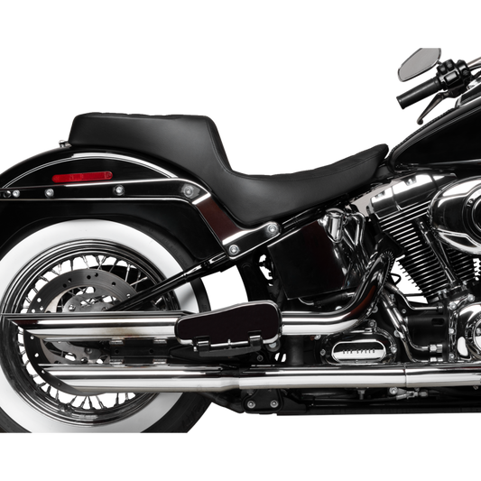 DRAG SPECIALTIES SEATS Performance Predator III 2-Up Black DD Vinyl Seat 0802-1641