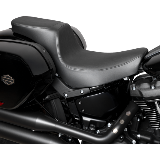 DRAG SPECIALTIES SEATS Seat Predator 2-Up Black Vinyl Smooth FLSB FXLRS/T, SKU 0802-1634
