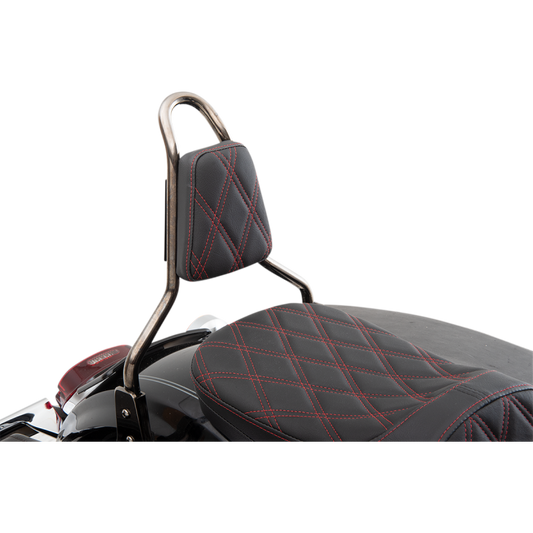 DRAG SPECIALTIES SEATS red TPR S-bar pad for motorcycle seat, SKU 0822-0451