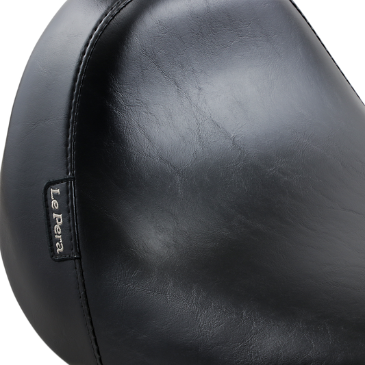 LE PERA Barebones Slim Solo Smooth Black 16-17 FLS Seat, SKU 0802-0936