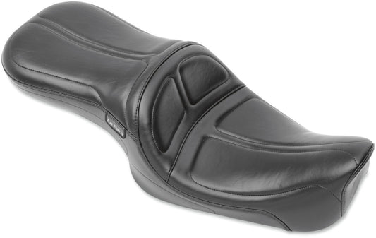 LE PERA Maverick motorcycle seat with stitch detailing, compatible with 1982–2003 XL models