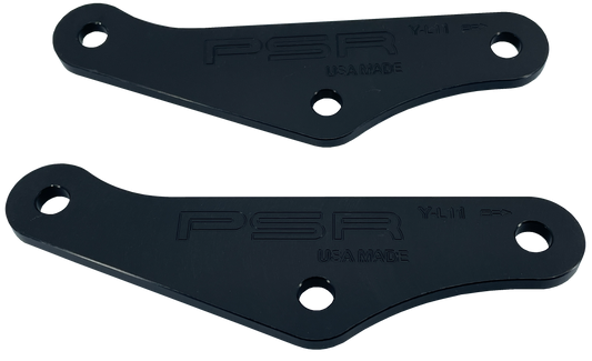 PSR 07-00771-22 lowering link in black for motorcycle suspension, SKU 581-7772BK