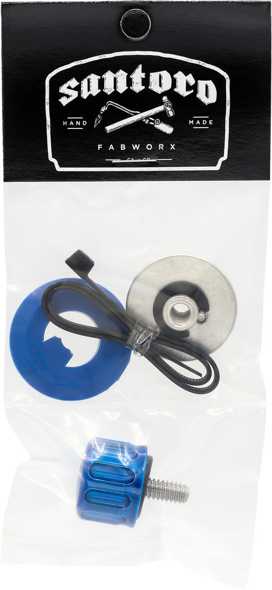 SANTORO FABWORX SF20006 blue seat screw close-up