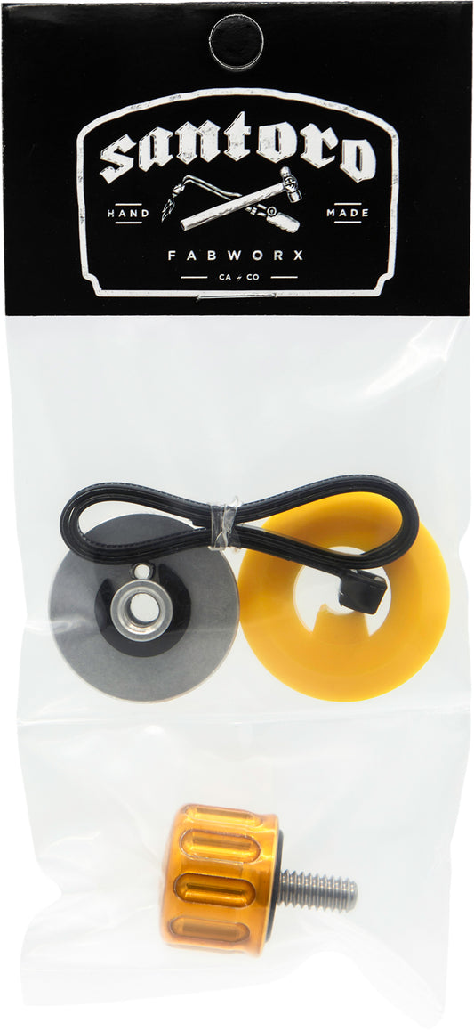 SANTORO FABWORX SF20013 gold seat screw close-up