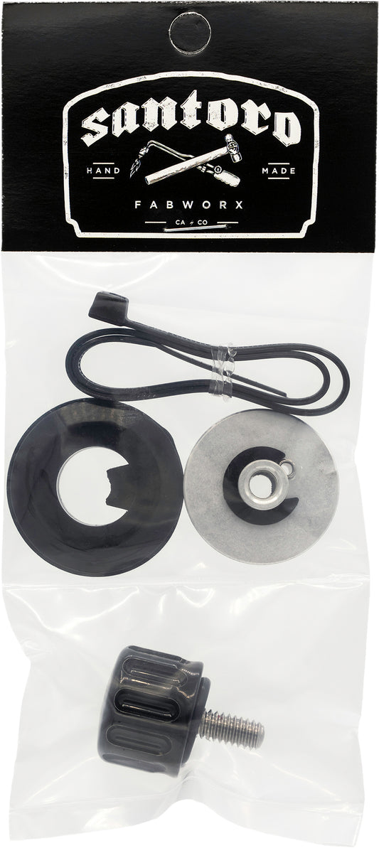 SANTORO FABWORX SF20012 black seat screw for seat assembly