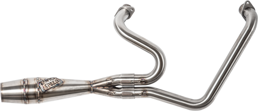 SAWICKI Indian Challenger Shorty Cannon brushed stainless steel exhaust system