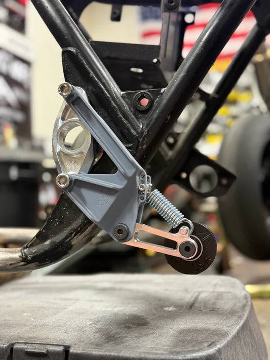 ALLOY ART SPREAD EAGLE CHAIN TENSIONERS HARLEY DAVIDSON FXR/FLH