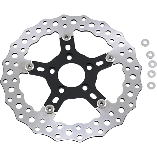 ARLEN NESS FRONT JAGGED FLOATING BRAKE ROTORS 11.8" HARLEY MODELS