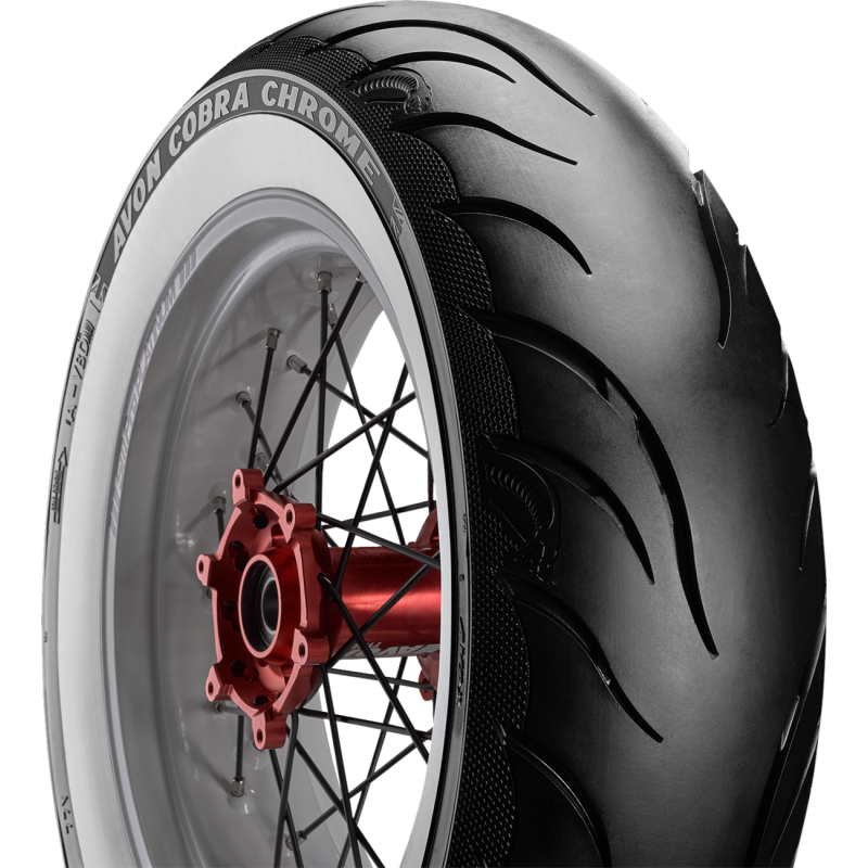 AVON COBRA CHROME FRONT RIENFORCED BIAS MOTORCYCLE TIRES WWW