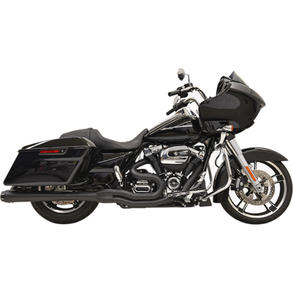 BASSANI B4 2:1 EXHAUST SYSTEM HARLEY BAGGERS 99-16