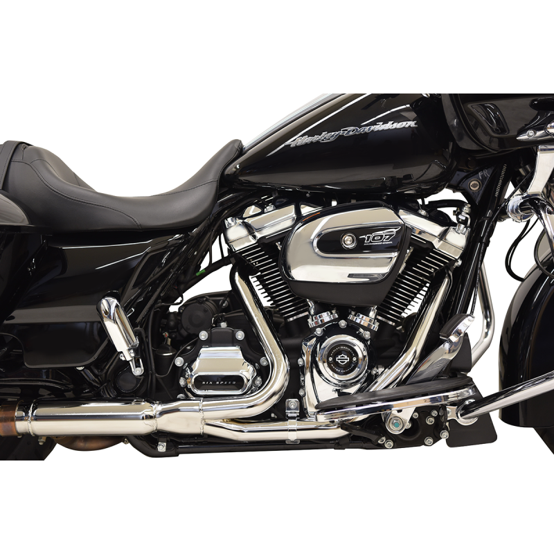 BASSANI DUAL HEADPIPES 2X2 HARLEY DAVIDSON BAGGERS 09-16