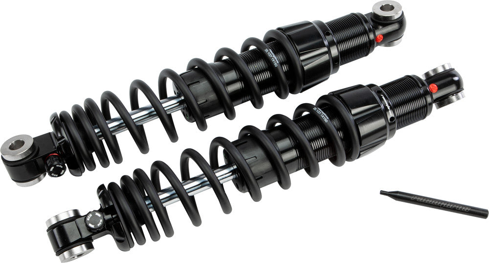 RACING BROS ADJUSTABLE BAZOOKA SHOCKS HARLEY DYNA 91-17