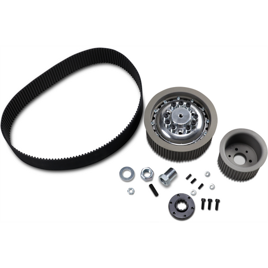 BDL 3" BELT DRIVE KIT KICK 8MM HARLEY DAVIDSON MODELS 55-84 - The Speed Shop Canada