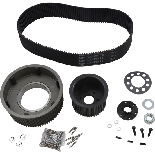 BDL 3" BELT DRIVE KIT KICK 8MM HARLEY DAVIDSON MODELS 55-84 - The Speed Shop Canada