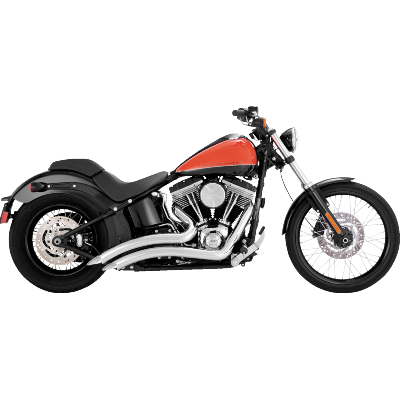 VANCE AND HINES BIG RADIUS 2:2 EXHAUST HARLEY DAVIDSON SOFTAILS 00-09