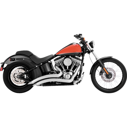 VANCE AND HINES BIG RADIUS 2:2 EXHAUST HARLEY DAVIDSON SOFTAILS 00-17