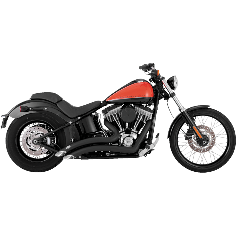 VANCE AND HINES BIG RADIUS 2:2 EXHAUST HARLEY DAVIDSON SOFTAILS 00-09