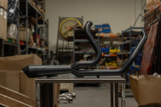 CONE PERFORMANCE 2:1 SWEEPER PERF EXHAUST HARLEY SOFTAILS 18-26 - The Speed Shop Canada