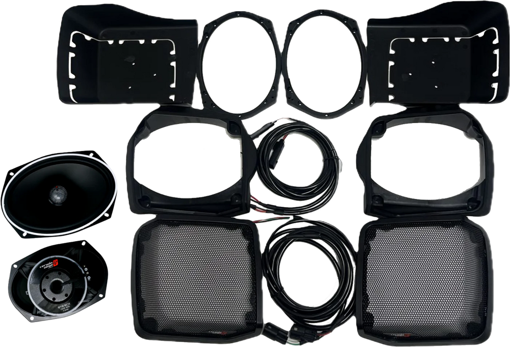 CERWIN VEGA SADDLEBAG SPEAKER KITS HARLEY DAVIDSON BAGGERS 98-24