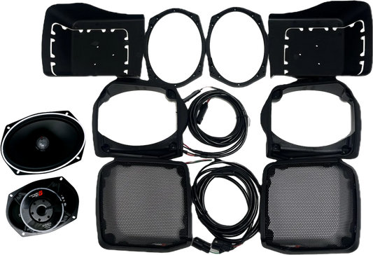 CERWIN VEGA SADDLEBAG SPEAKER KITS HARLEY DAVIDSON BAGGERS 98-24
