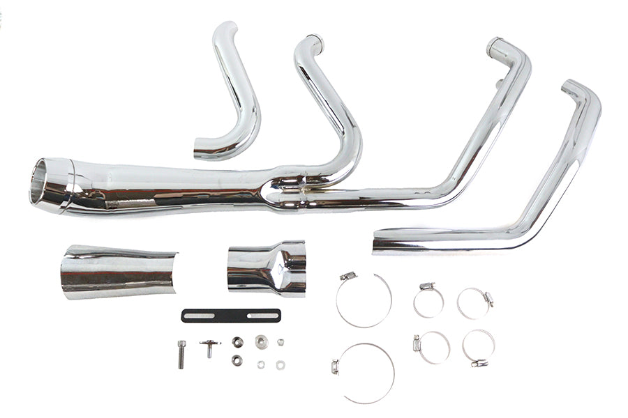VT CYCLONE 2:1 EXHAUST PIPE HARLEY DAVIDSON BAGGERS 86-16 - The Speed Shop Canada