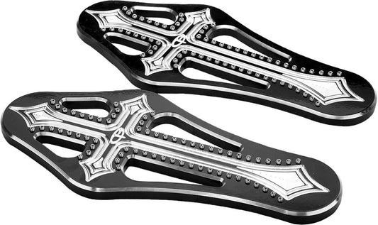 PRECISION BILLET BAD AXE FLOORBORDS HARLEY DAVIDSON MODELS - The Speed Shop Canada
