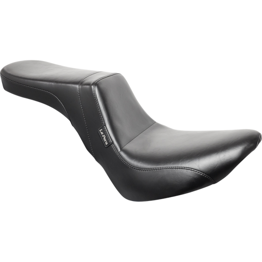 LEPARA DAYTONA SEAT BLACK SMOOTH STITCH HARLEY SOFTAILS M8 FXBB FLSL