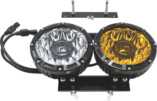 LECTRIC LIGHTING CO DB7 LED HEADLIGHT KIT HARLEY DAVIDSON ROADGLIDES 15-23