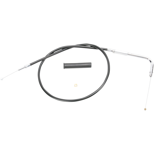 DRAG PERFORMANCE BLACK THROTTLE CABLES HARLEY DAVIDSON MODELS