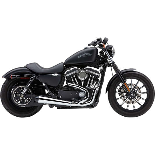 COBRA EL DIABLO CHROME 2:1 EXHAUST HARLEY XL SPORTSTER 04-13