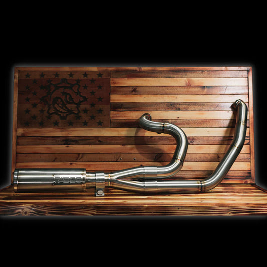 FAB28 INDUSTRIES STAINLESS 2:1 EXHAUST HARLEY DAVIDSON 18-25 SOFTAILS