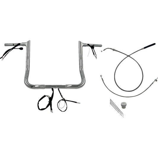 FAT BAGGERS POINTED TOP PRE WIRED BAR KITS HARLEY BAGGERS FLH 23-25 - The Speed Shop Canada