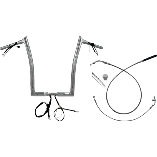 FAT BAGGERS POINTED TOP PRE WIRED BAR KITS HARLEY BAGGERS FLT 23-25 - The Speed Shop Canada