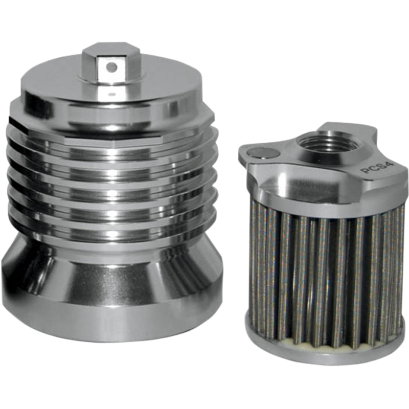 FLO RACING STAINLESS REUSABLE OIL FILTERS HARLEY DAVIDSON MODELS - The Speed Shop Canada