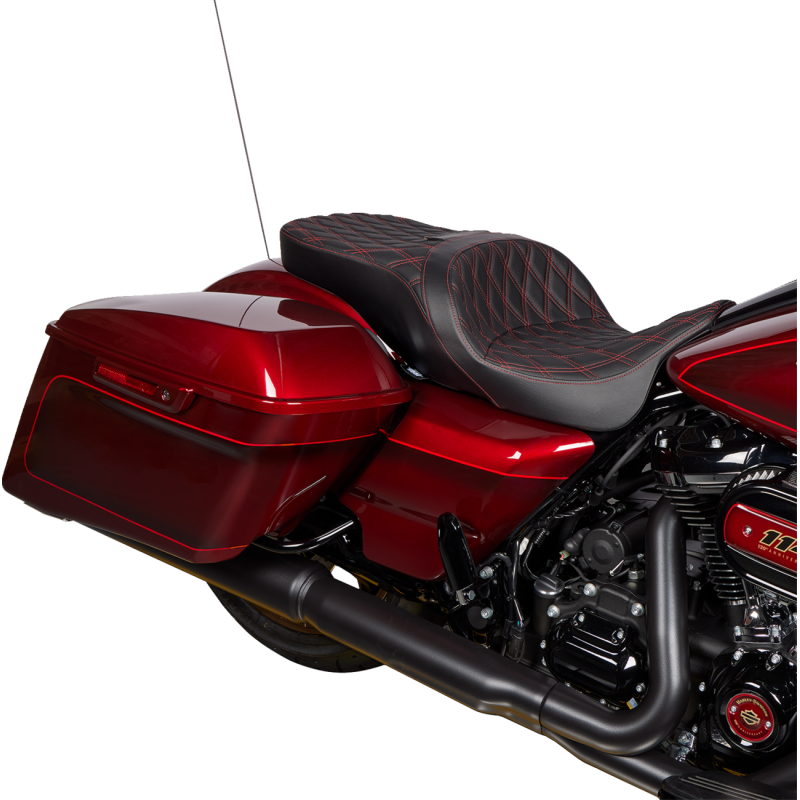 DRAG FREEDOM TOURING 2 UP SEATS HARLEY BAGGERS 09-23