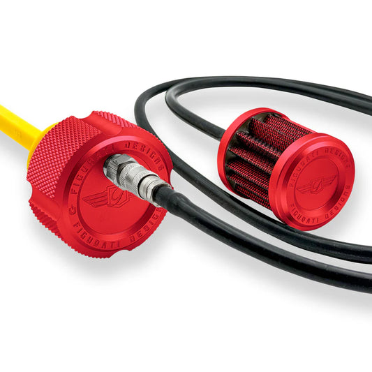 FIGURATI DESIGN VENTED MAGNETIC DIPSTICK HARLEY BAGGERS 17-26 - The Speed Shop Canada