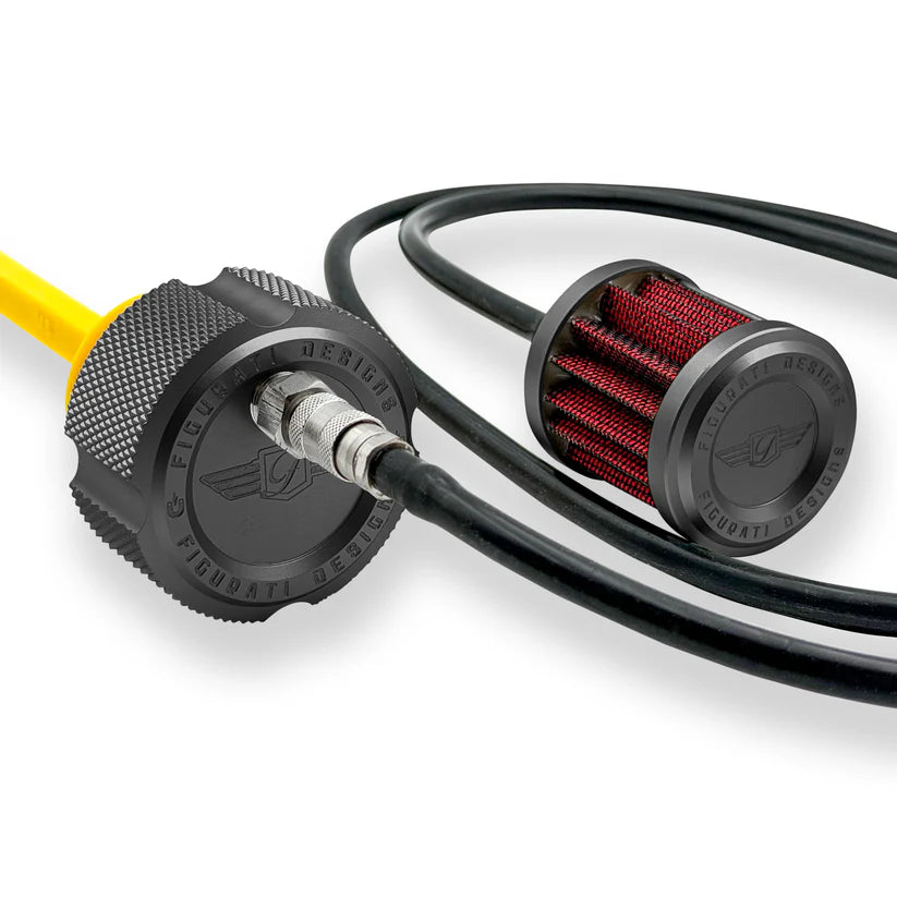 FIGURATI DESIGN VENTED MAGNETIC DIPSTICK HARLEY BAGGERS 17-26 - The Speed Shop Canada