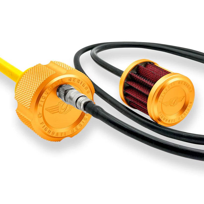 FIGURATI DESIGN VENTED MAGNETIC DIPSTICK HARLEY BAGGERS 17-26 - The Speed Shop Canada