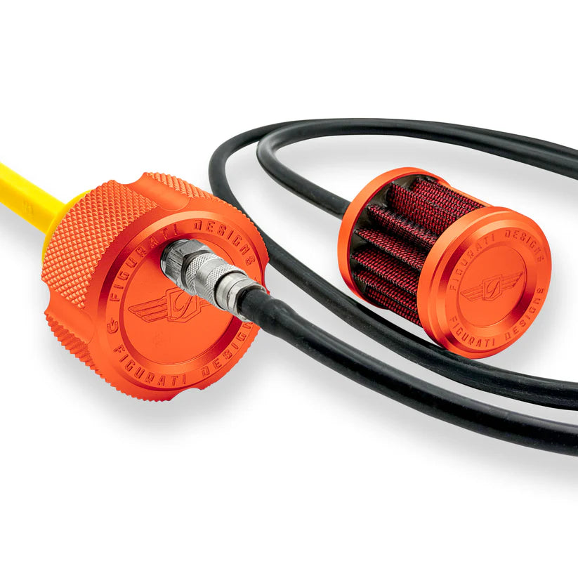 FIGURATI DESIGN VENTED MAGNETIC DIPSTICK HARLEY BAGGERS 17-26 - The Speed Shop Canada