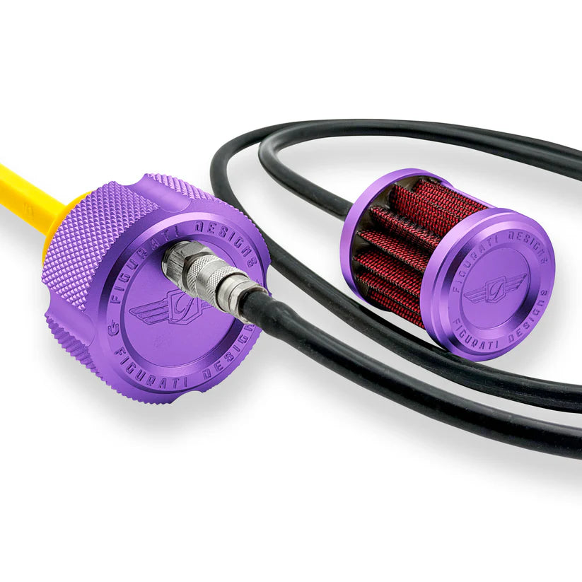 FIGURATI DESIGN VENTED MAGNETIC DIPSTICK HARLEY BAGGERS 17-26 - The Speed Shop Canada