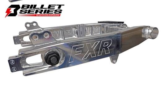 TRAC DYNAMICS BILLET SERIES MONOGRAM HARLEY DAVIDSON FXR SWINGARM