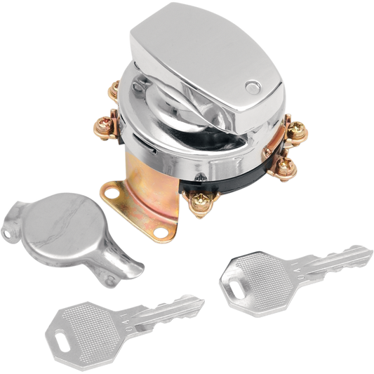 FIVE/SIX TERMINAL IGNITION SWITCH HARLEY DAVIDSON MODELS 36-95 - The Speed Shop Canada