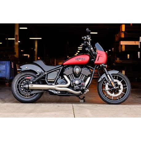 S&S CYCLE QUALIFIER 2:1 EXHAUST STAINLESS INDIAN CHIEF 2022-2024