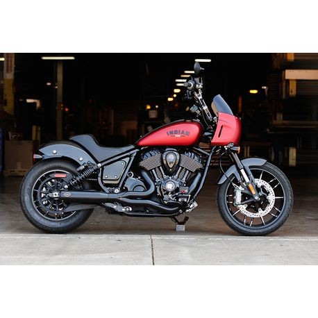 S&S CYCLE QUALIFIER 2:1 EXHAUST BLACK INDIAN CHIEF 2022-2024