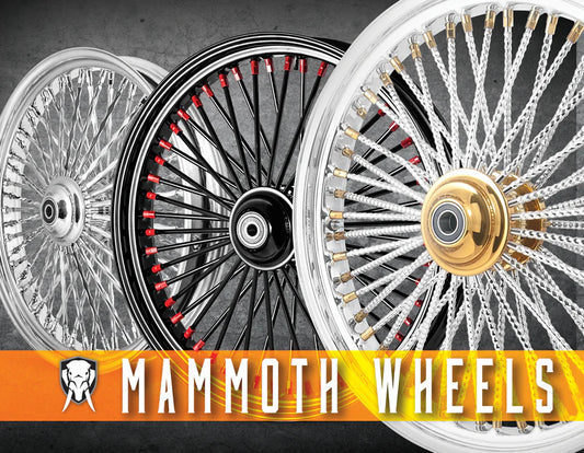 MAMMOTH SPOKE WHEELS HARLEY DAVIDSON MODELS